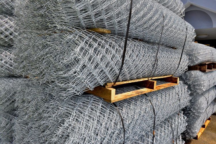 Pile of Chain Wire Fence — Chain Wire Fencing in Ingham, QLD