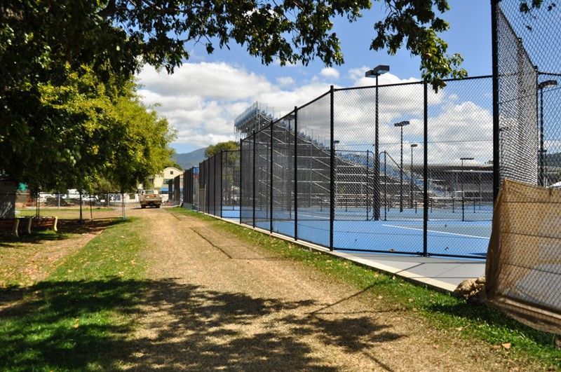 Fence Around Sports Complex — Chain Wire Fencing in the Torres Strait Islands, QLD
