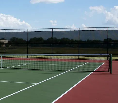 A Tennis Court — Fences in Bentley Park, QLD