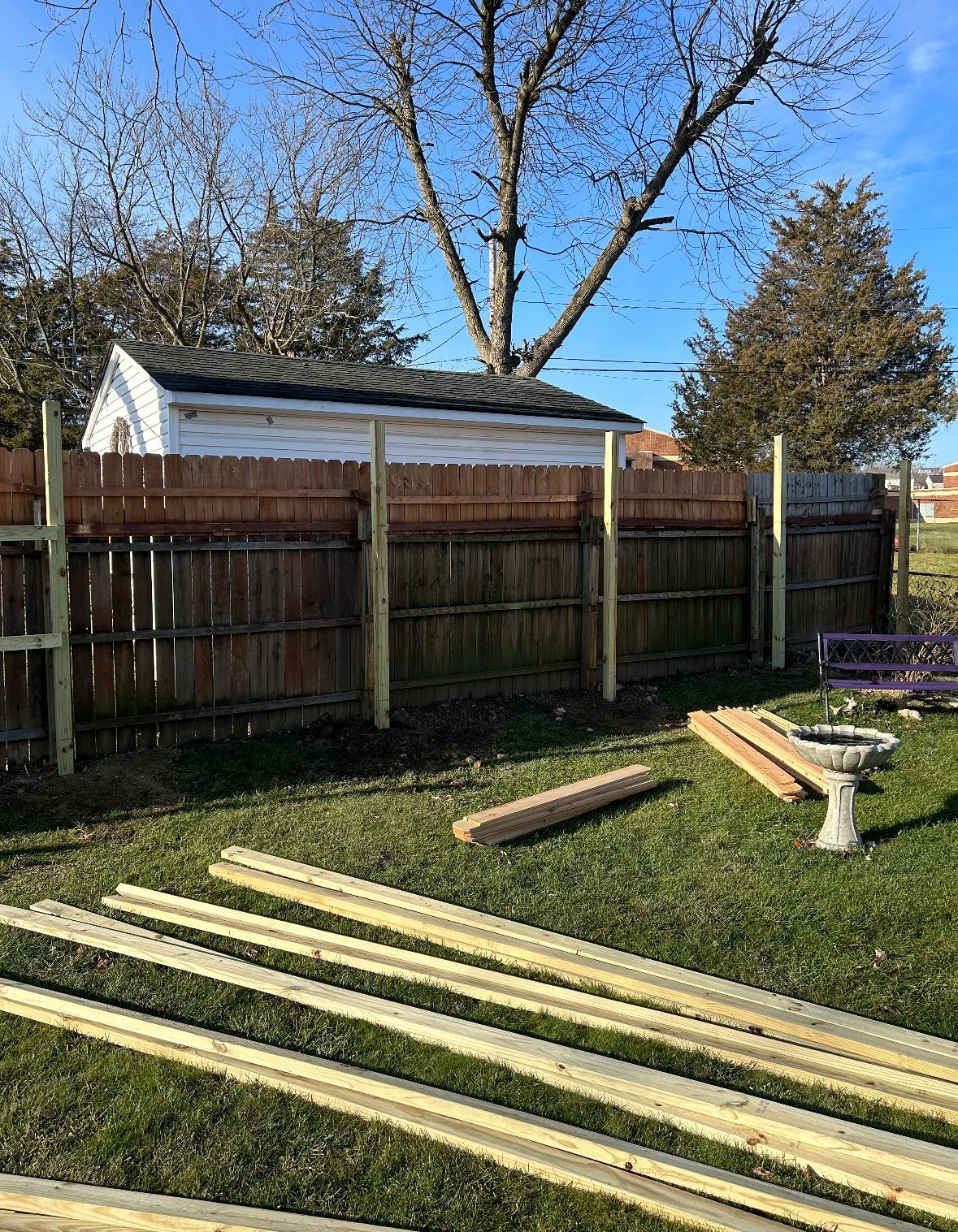 Building Fence — Chesterton, IN — Claycor Construction