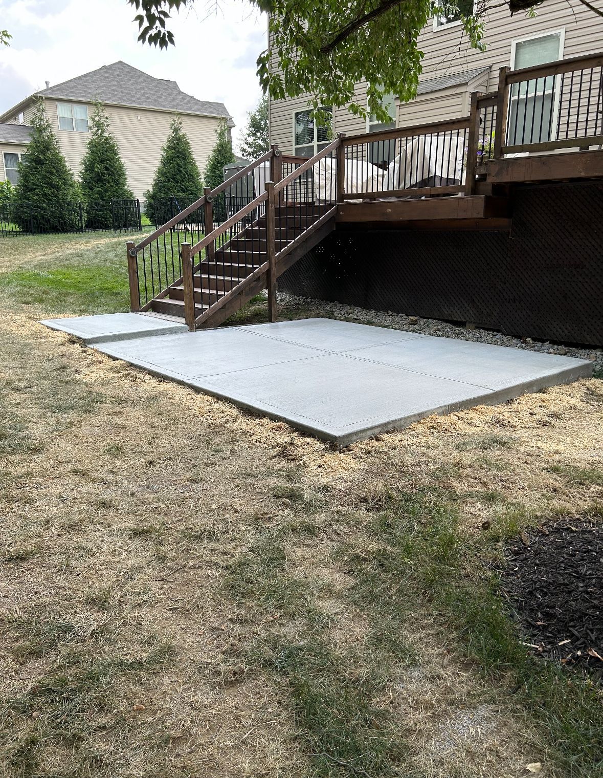 Stair on Concrete — Chesterton, IN — Claycor Construction