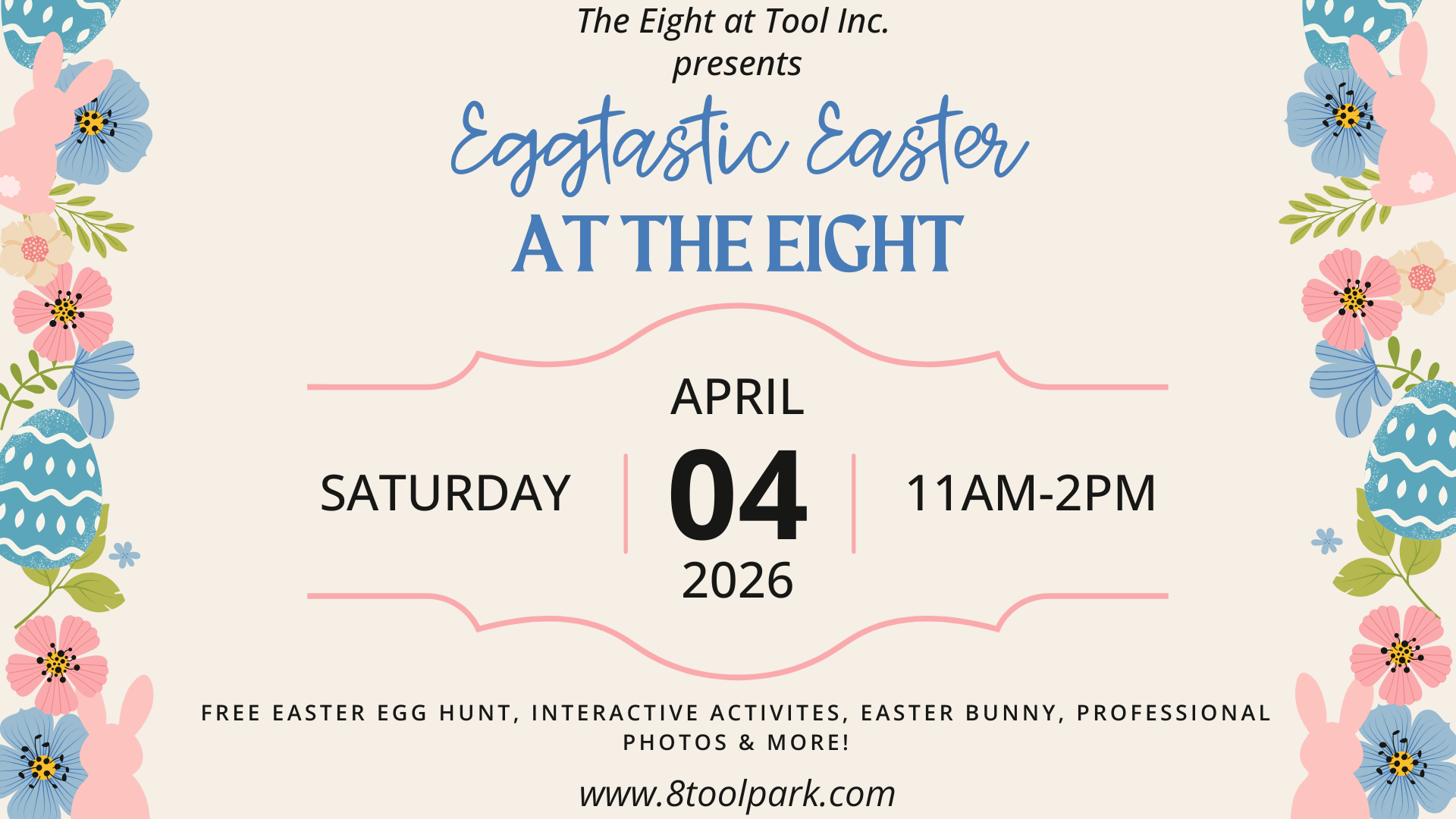 Easter event flyer: 