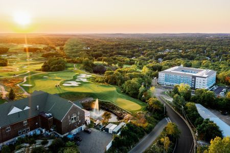 Golf course and aerial view at The Q.