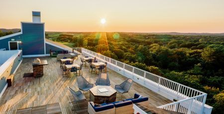 Rooftop deck at The Q.