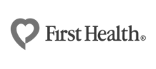 the first health logo has a heart in it .