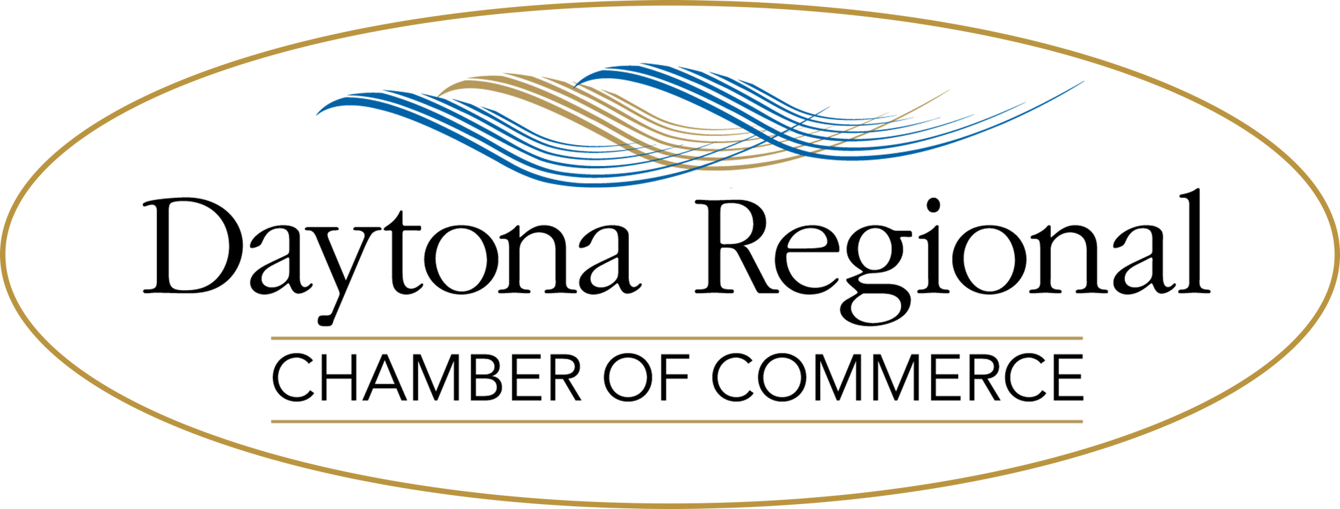 The logo for the daytona regional chamber of commerce