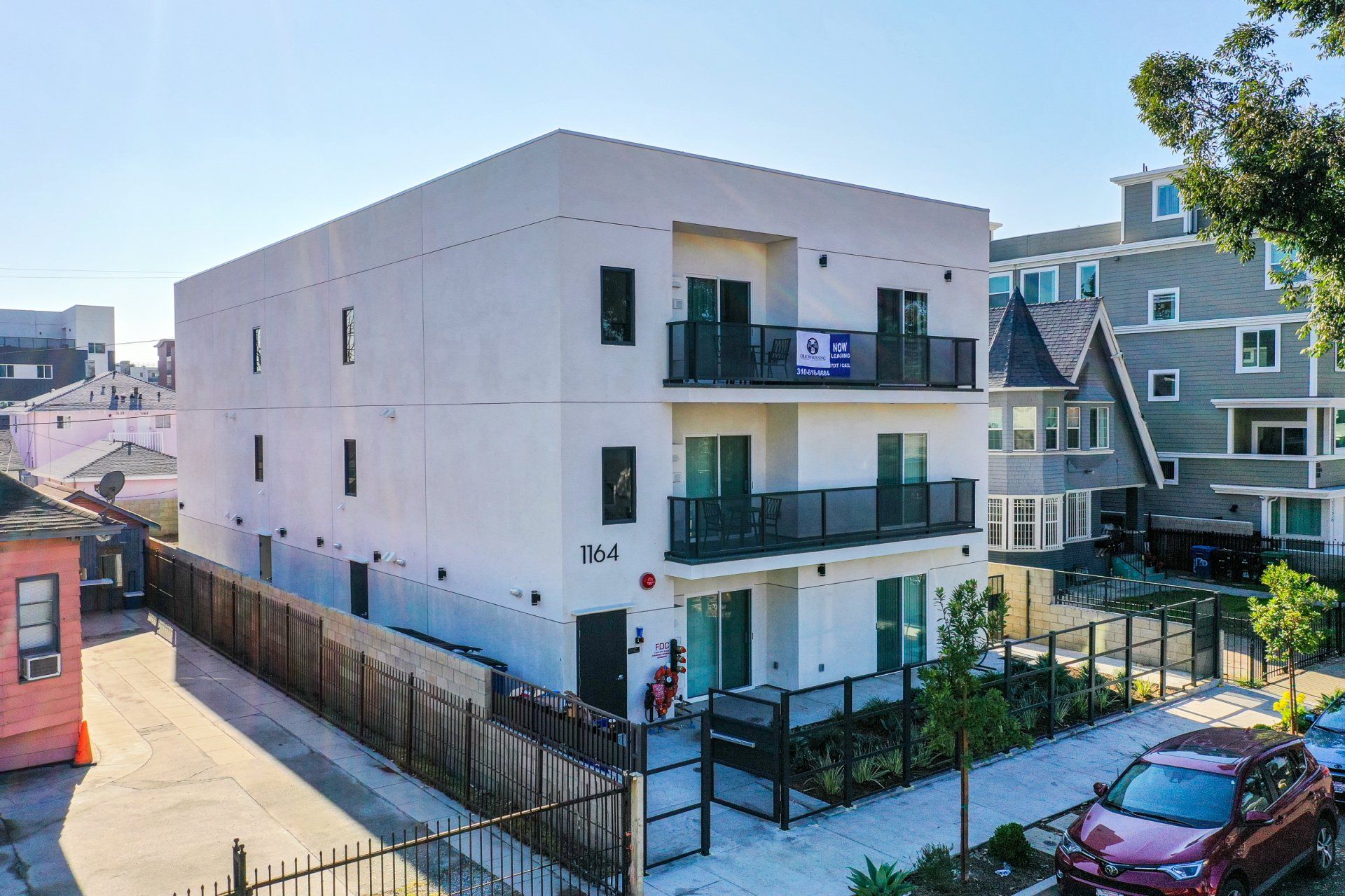this image shows a outlook of modern building with white background