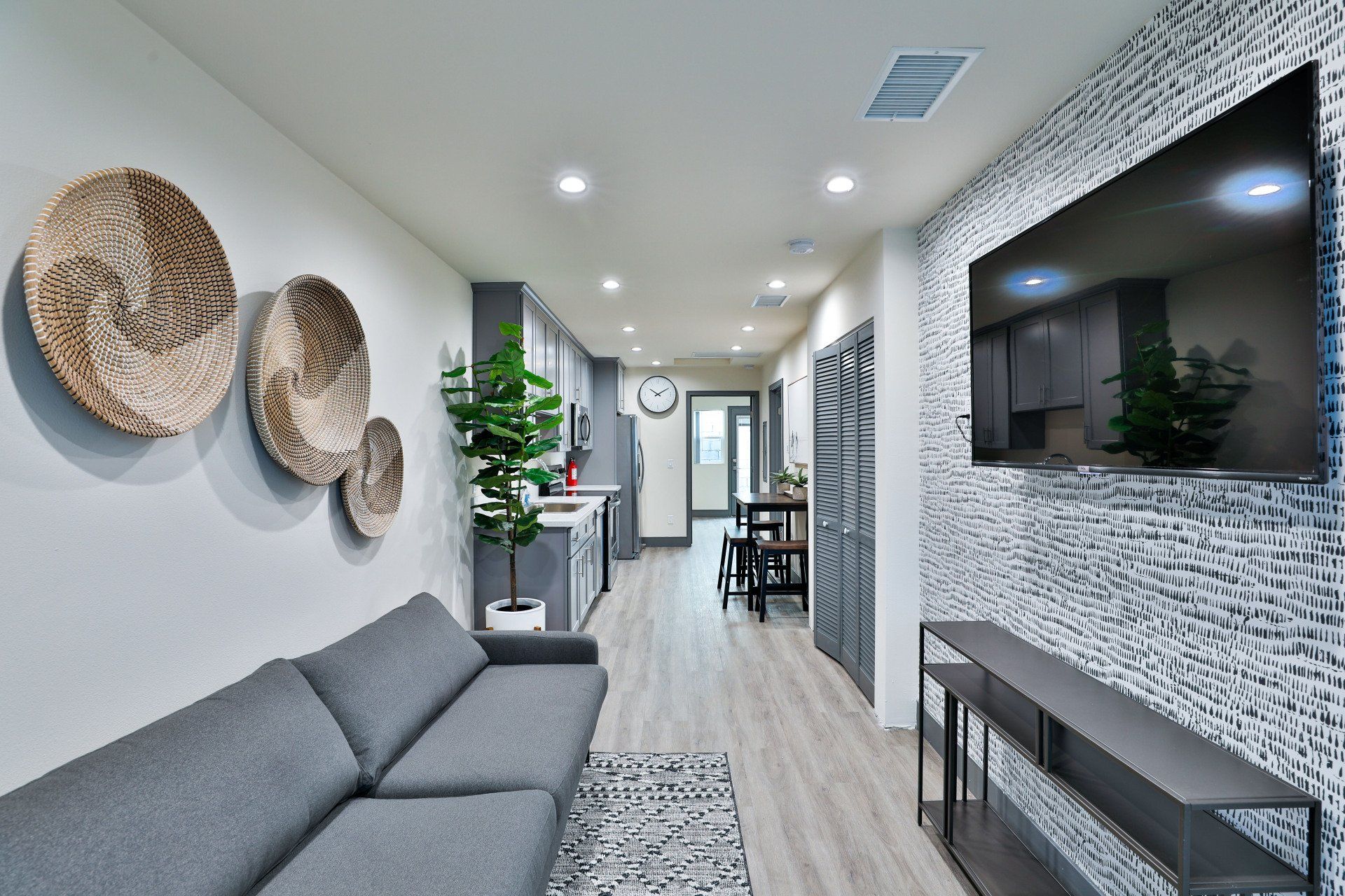 this image shows a beautifull sitting area with LED