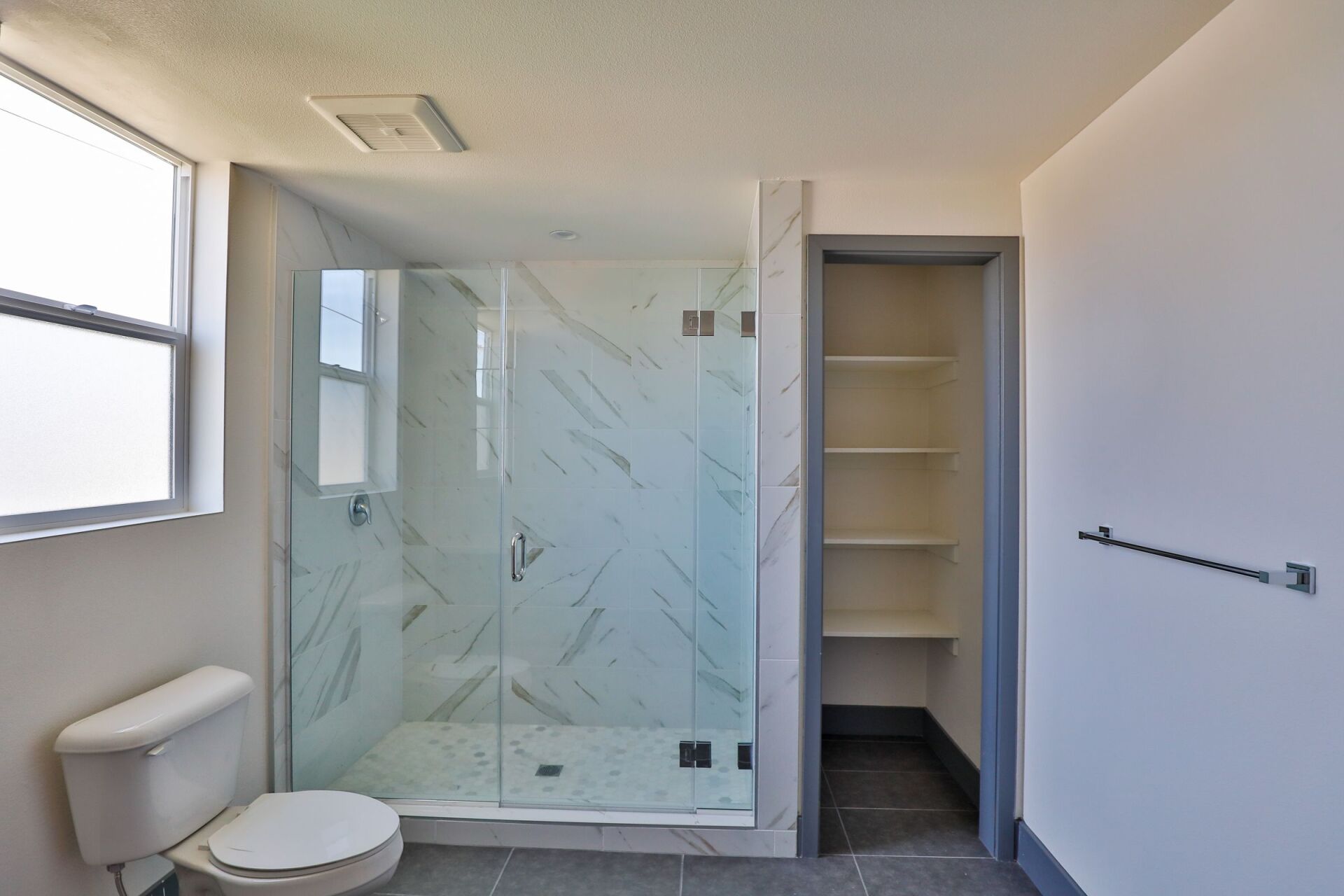 This image shows the camote in the bathroom