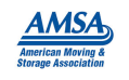 The logo for the american moving and storage association.