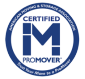 A certified m promoter logo in a blue circle on a white background.