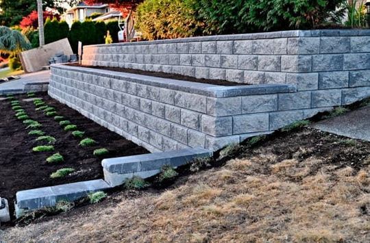 Denver Retaining Wall Experts new concrete build