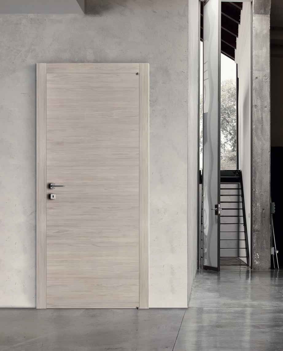 porta con profilo in alluminio