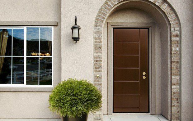 portoncino blindato in legno massello