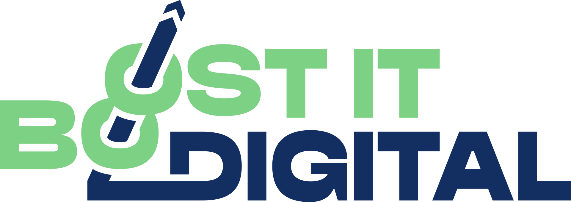 A logo for a company called bost it digital