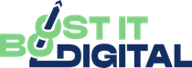 A logo for a company called bost it digital