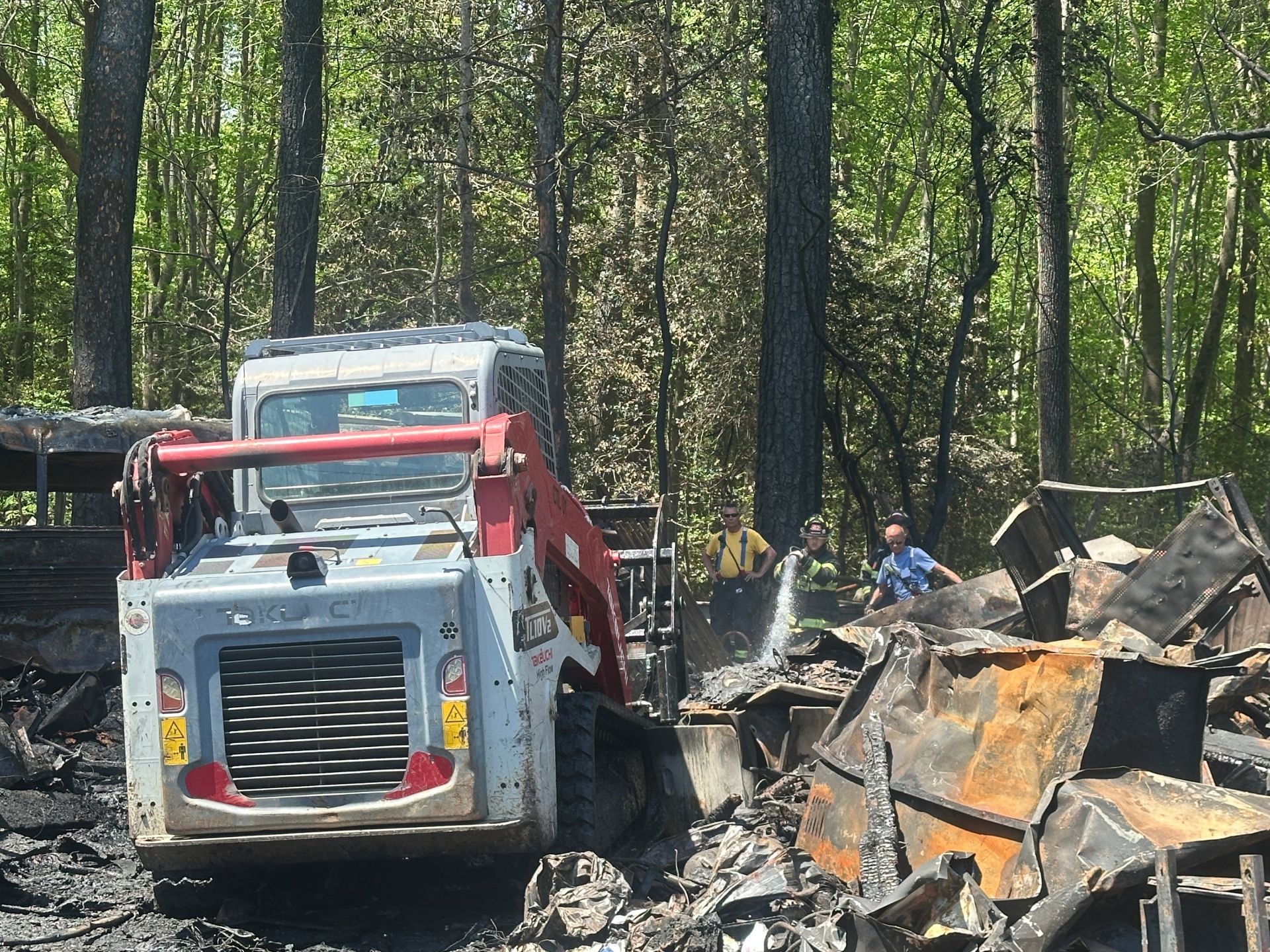 Commercial land clearing with trees coming down in Kent County Delaware