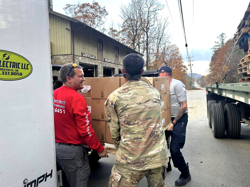 Veteran owned tree company community involvement in Milford Delaware
