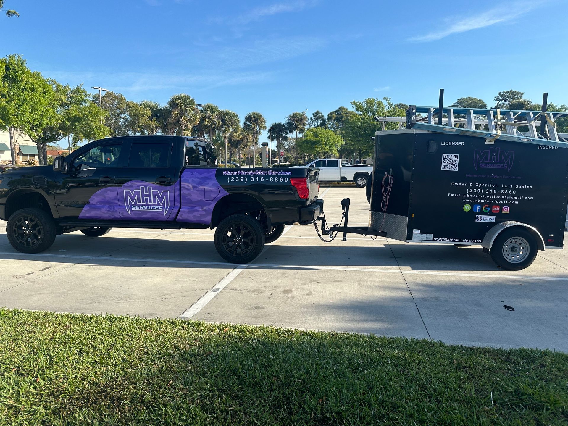 A person is cleaning a gutter with a high pressure washer.