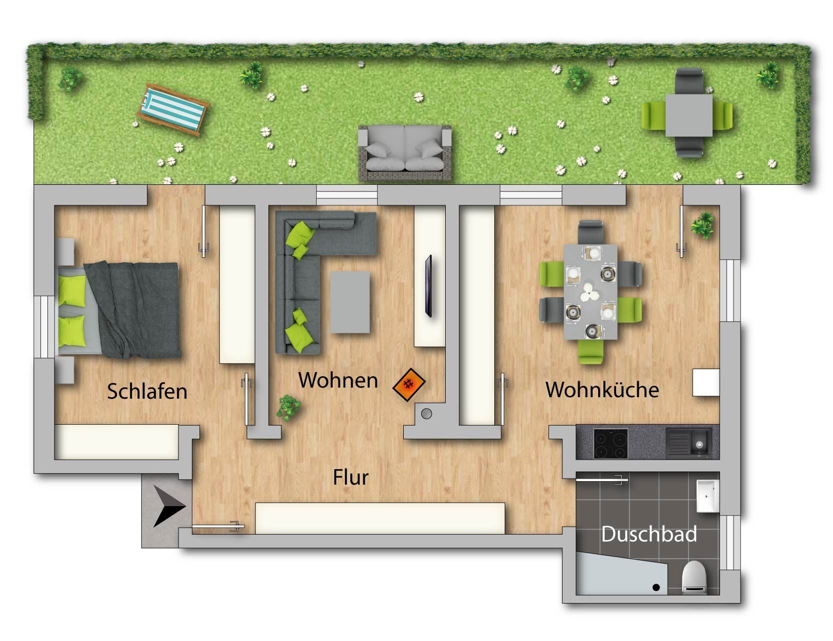 ETW mit Garten 73262 Reichenbach Ines Bleek Immobilien