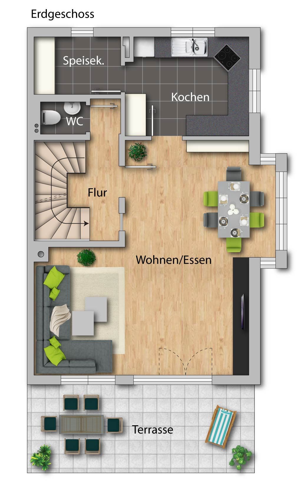 Reiheneckhaus kaufen in 73779 Deizisau Ines Bleek Immobilien