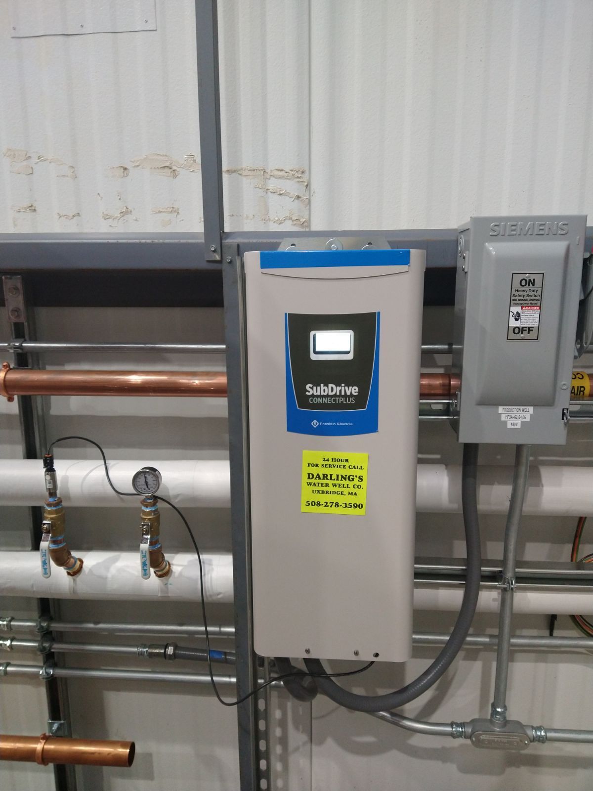 White Box — Uxbridge, MA — Darling's Water Well Company