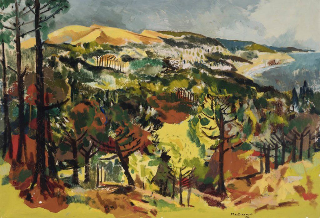 Landscape of the Basque Coast 1956, Oil on canvas