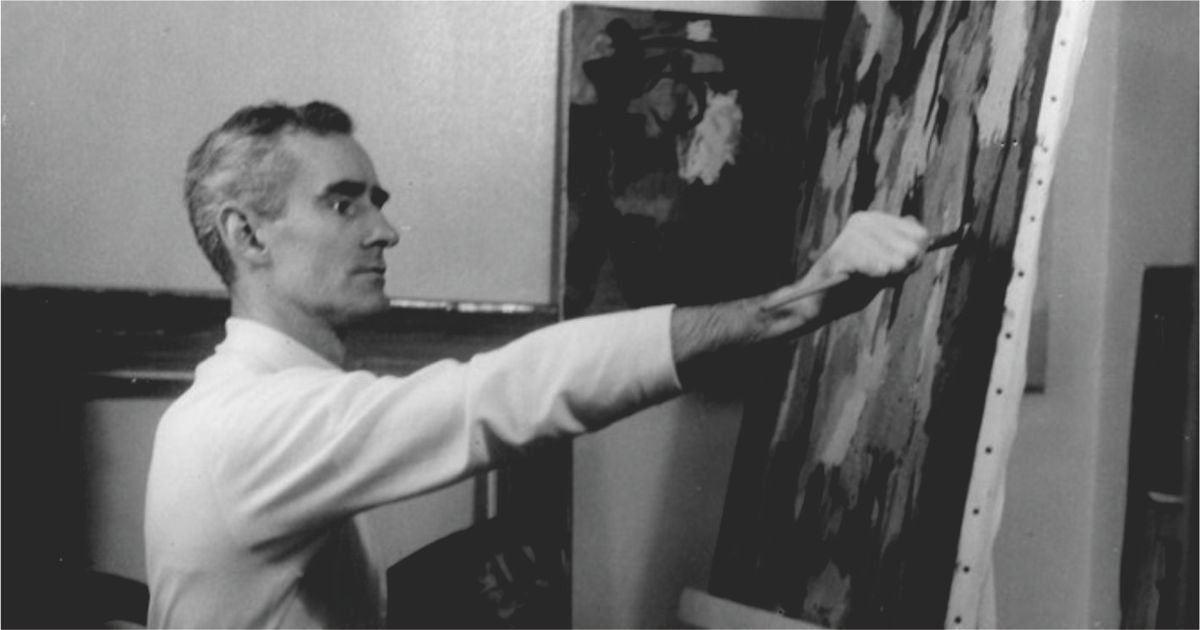 Douglas in his studio at Levallois in the early 1960s