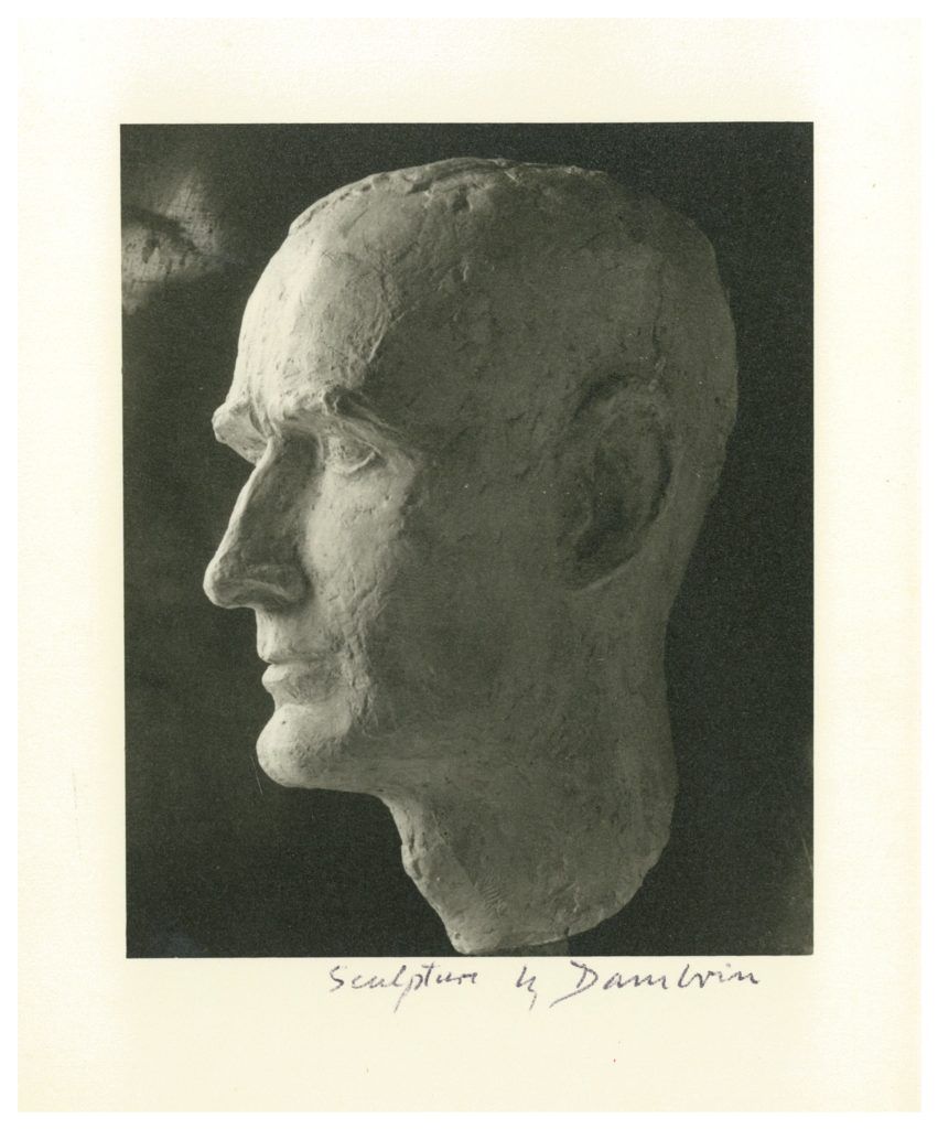 Plaster cast of Dambrin’s Head of Douglas, location unknown