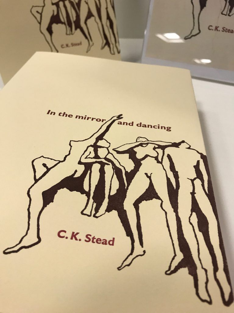 Megapolis on the cover of In the mirror, and dancing, a collection of poetry by CK Stead published in 2017 .