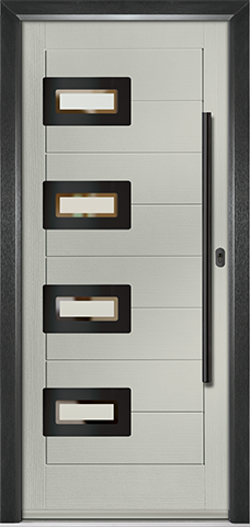 Composite new front door installed in Middleton Manchester with Ultion lock