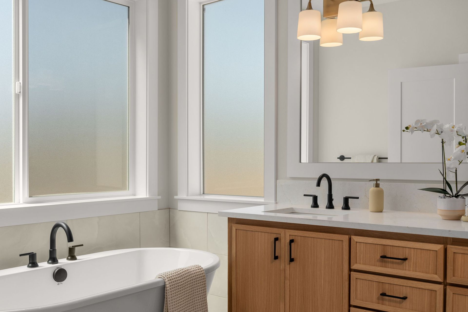 Noyes Homes | New Custom Homes | Beaverton, Oregon | Home interior|  Master shower and bath