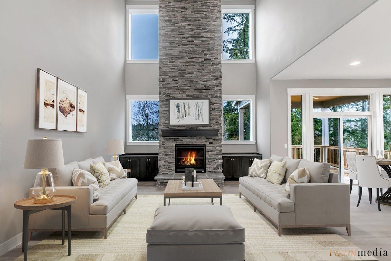 Noyes Homes | New Custom Homes | Beaverton, Oregon | Home living area | dinning room | entertainment room |