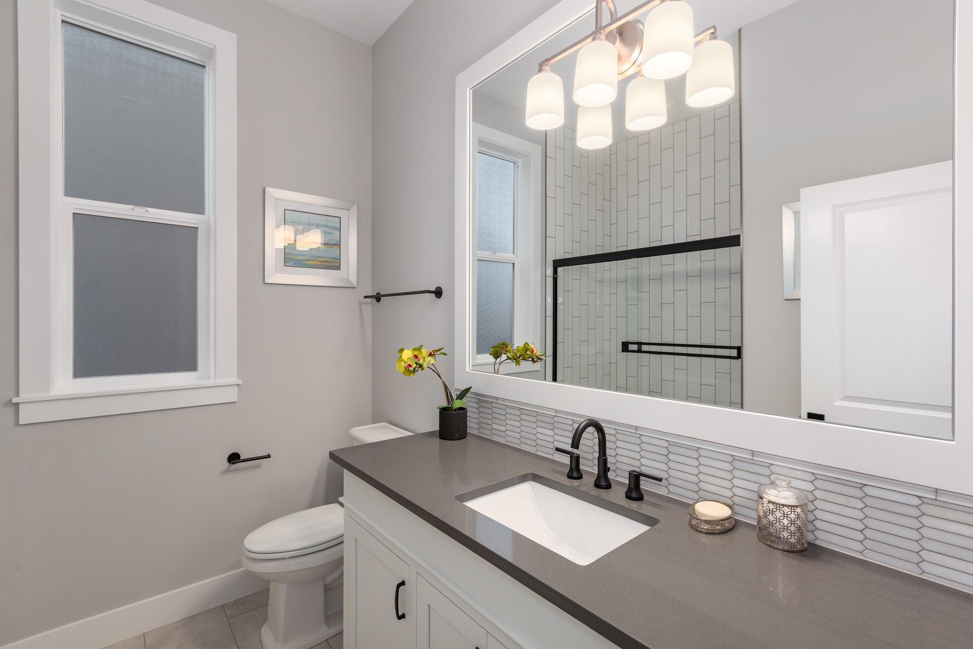 Noyes Homes | New Custom Homes | Beaverton, Oregon | Home interior | Master bathroom | sink