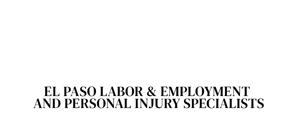 The logo for el paso labor and employment and personal injury specialists