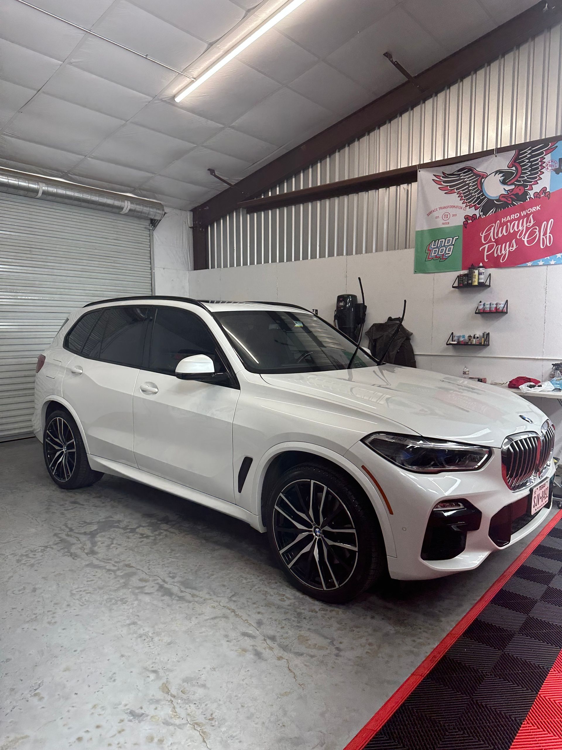 Metallic window tint experts in Fort Worth at Legends Detailing.