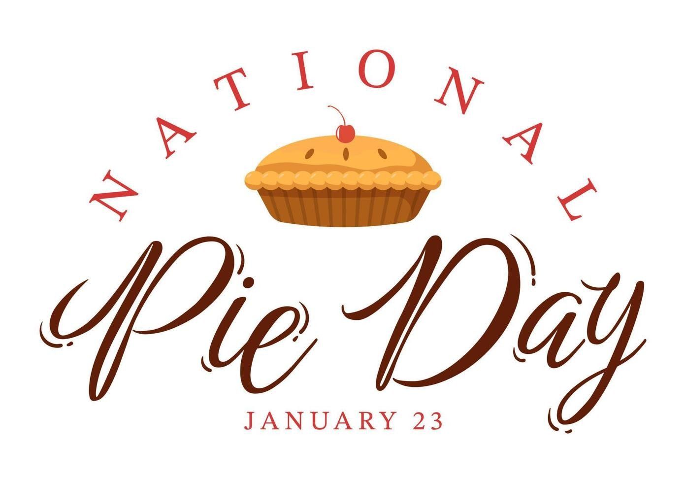 National Dessert Day logo with a cake slice on a plate, October 14.