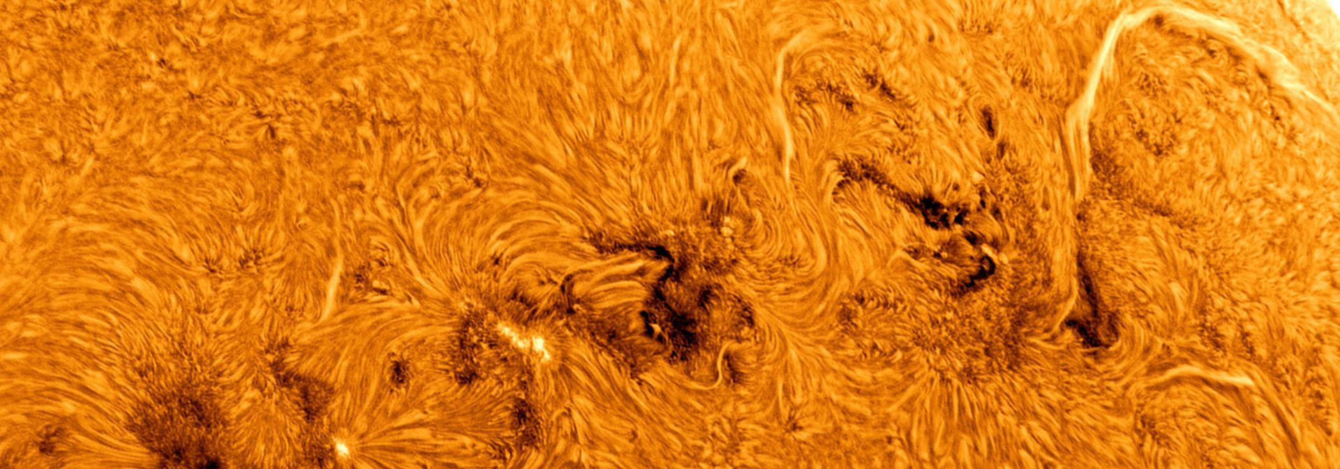 Hydrogen Alpha image of the sun