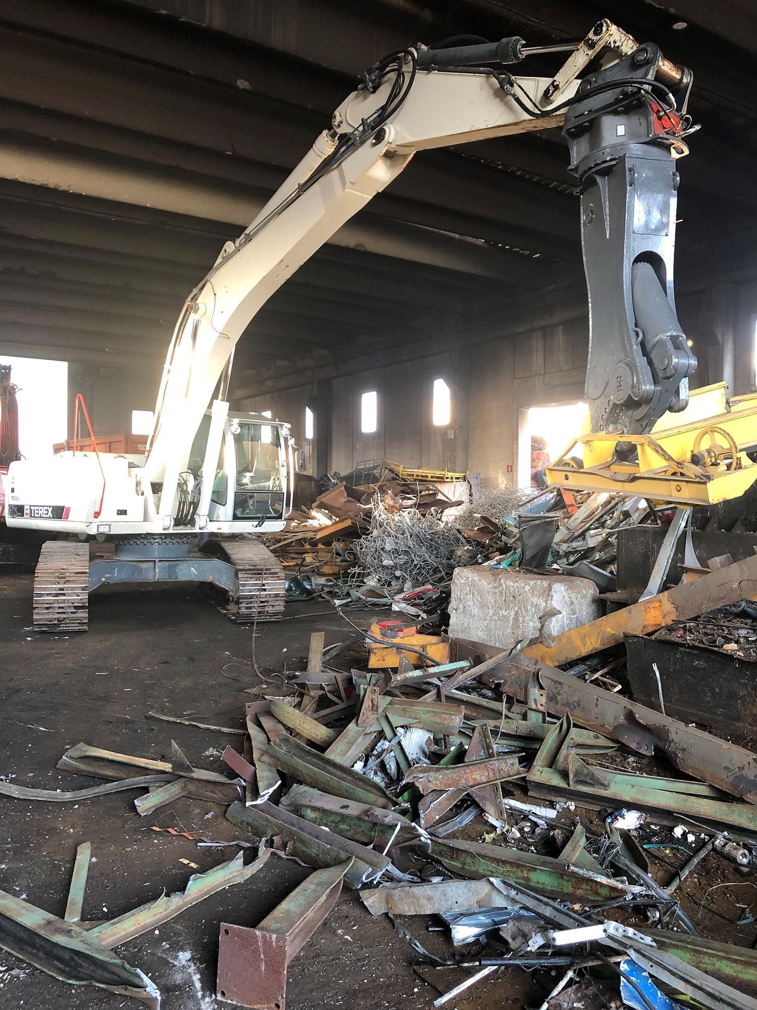 recupero di rottami ferrosi a Varese