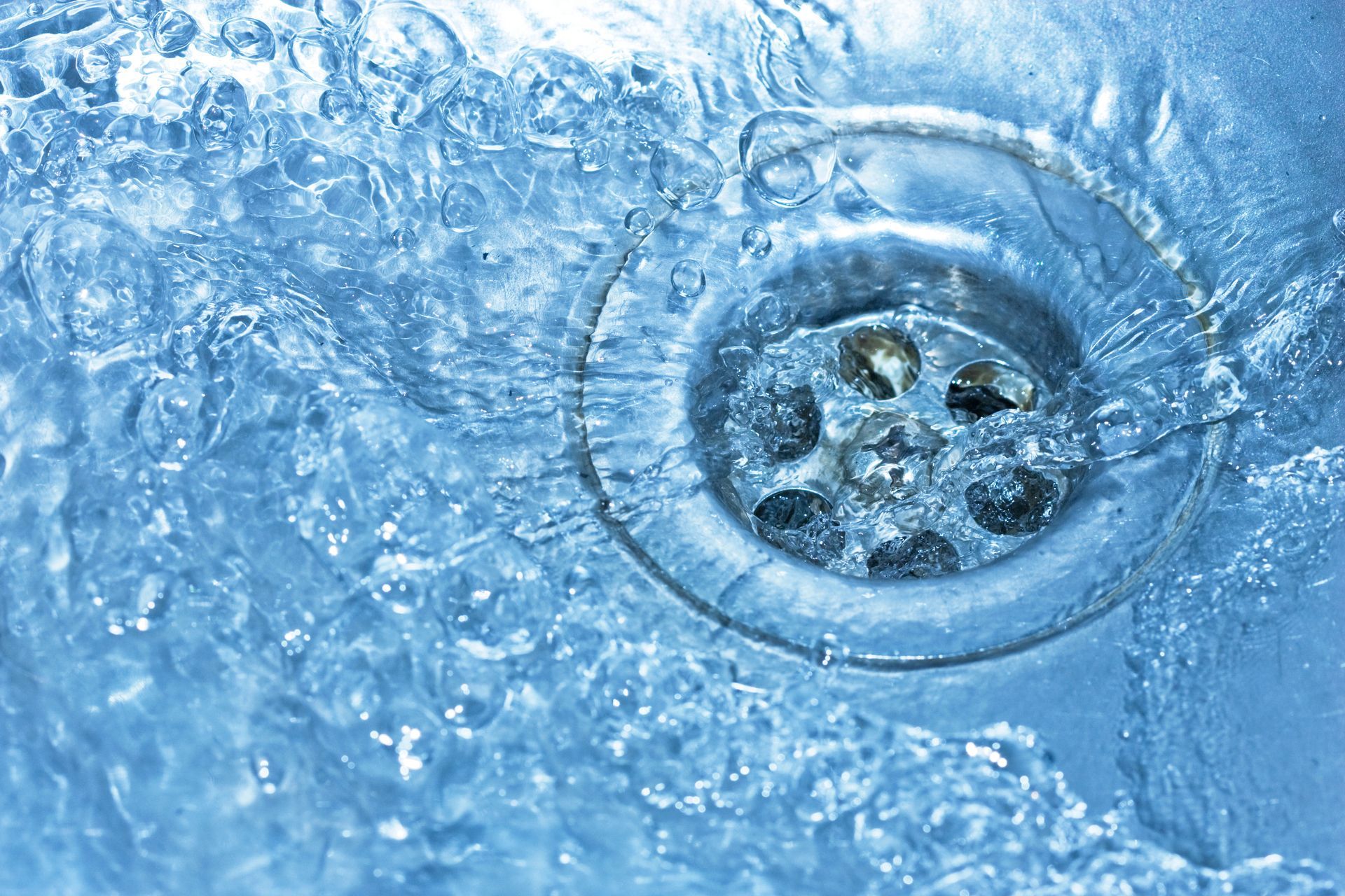 Water Flowing Down a Sink Drain — Oxplumb in Coolum Beach, QLD