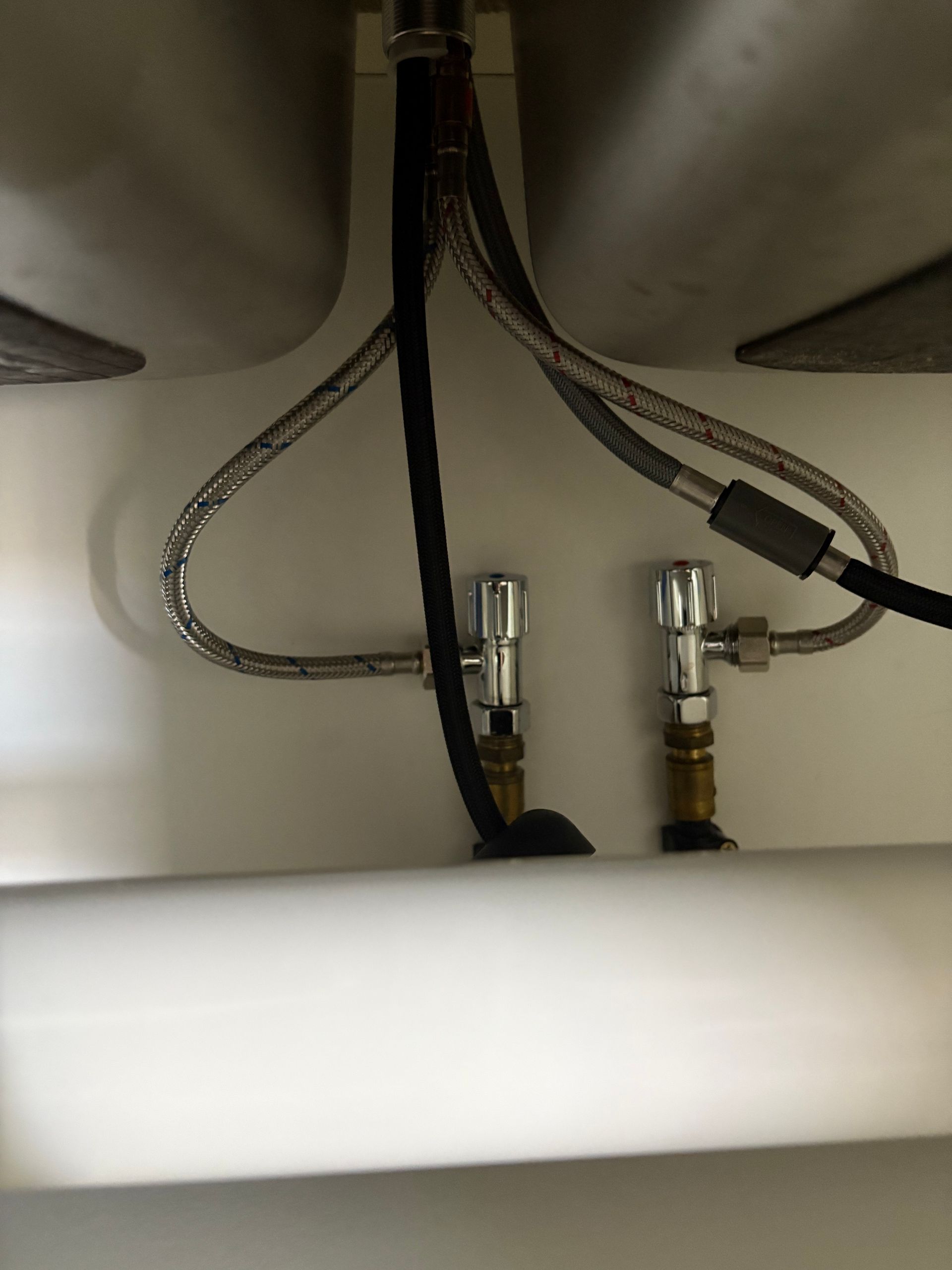 Underneath a White Sink — Oxplumb in Maroochydore, QLD