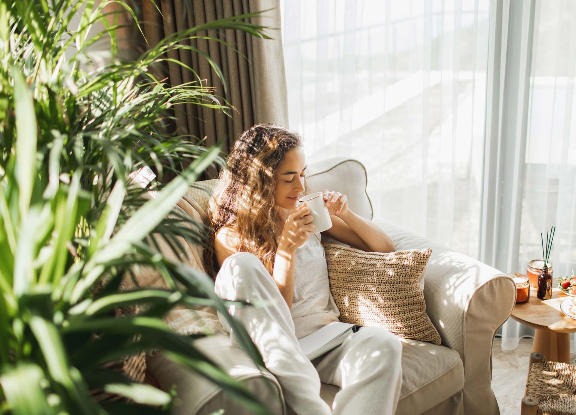 A Woman Drinking a Coffee — Gold Coast, Qld — Australian Security Company
