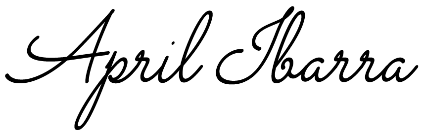 April Ibarra signature