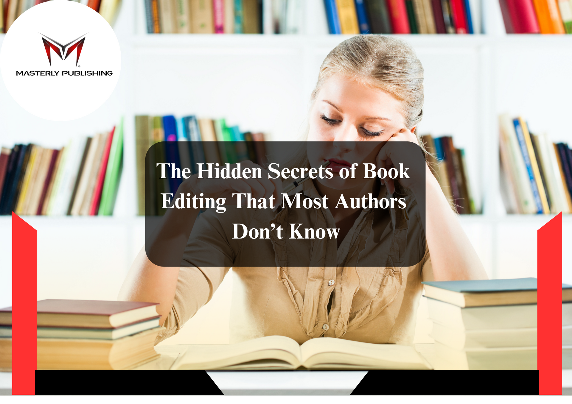 Professional book editing service refining a manuscript for publication.