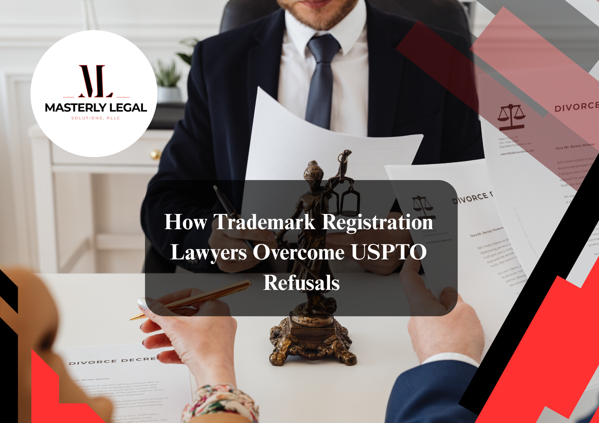 USPTO trademark attorney assisting with registration process.