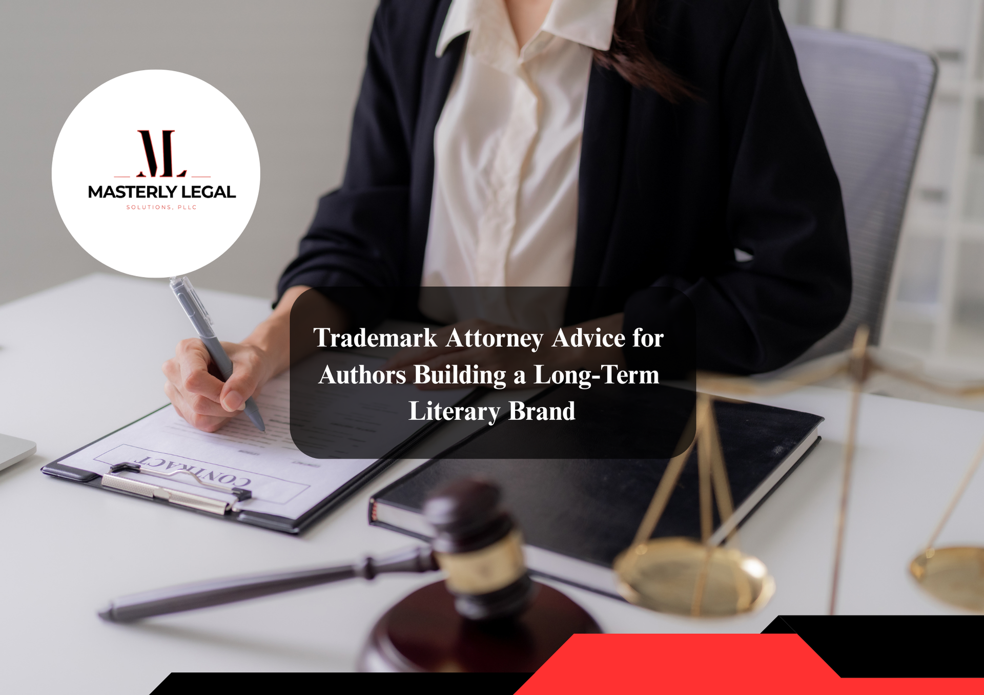 Infographic showing steps to register a trademark.