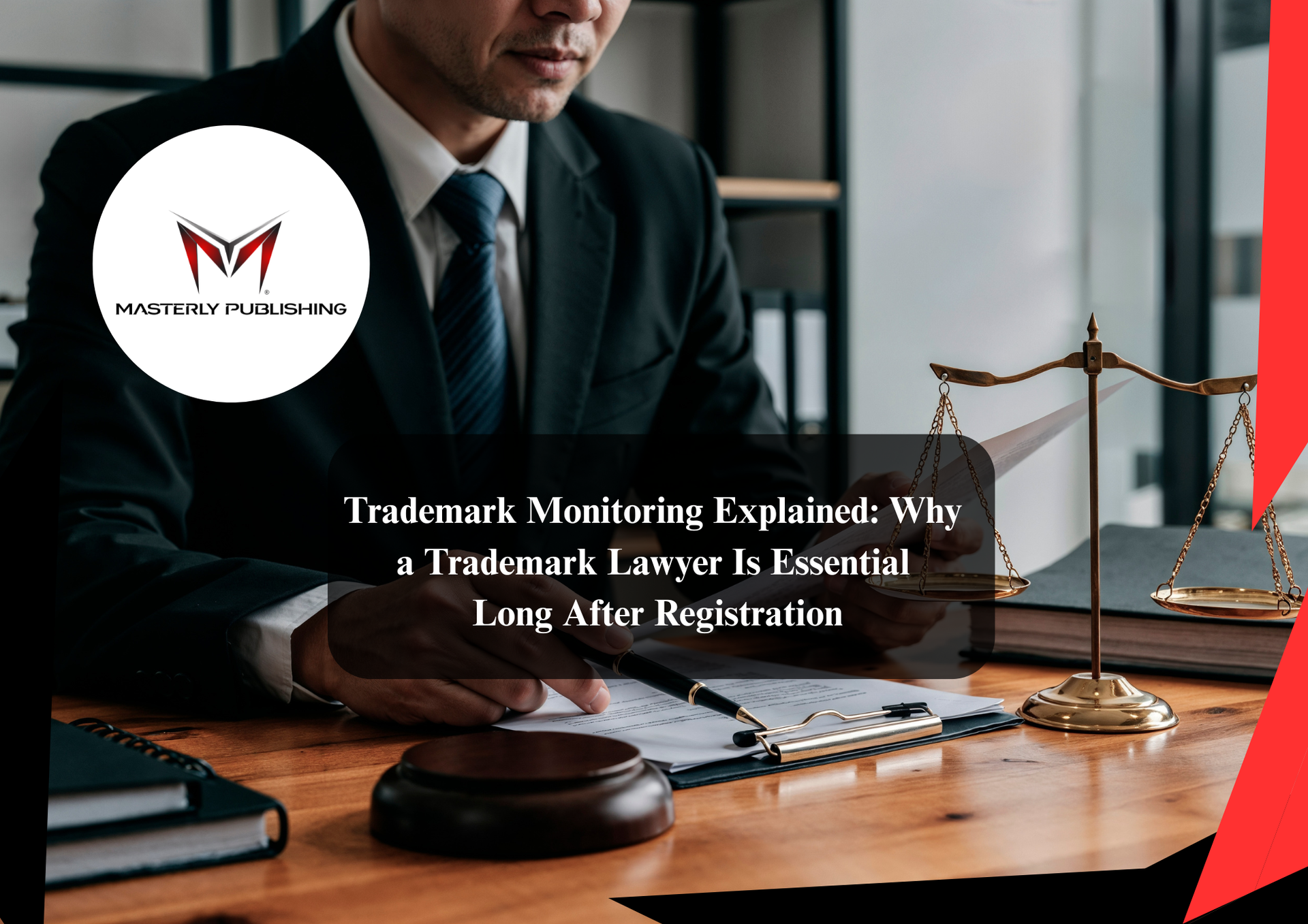Trademark lawyer providing brand protection services.