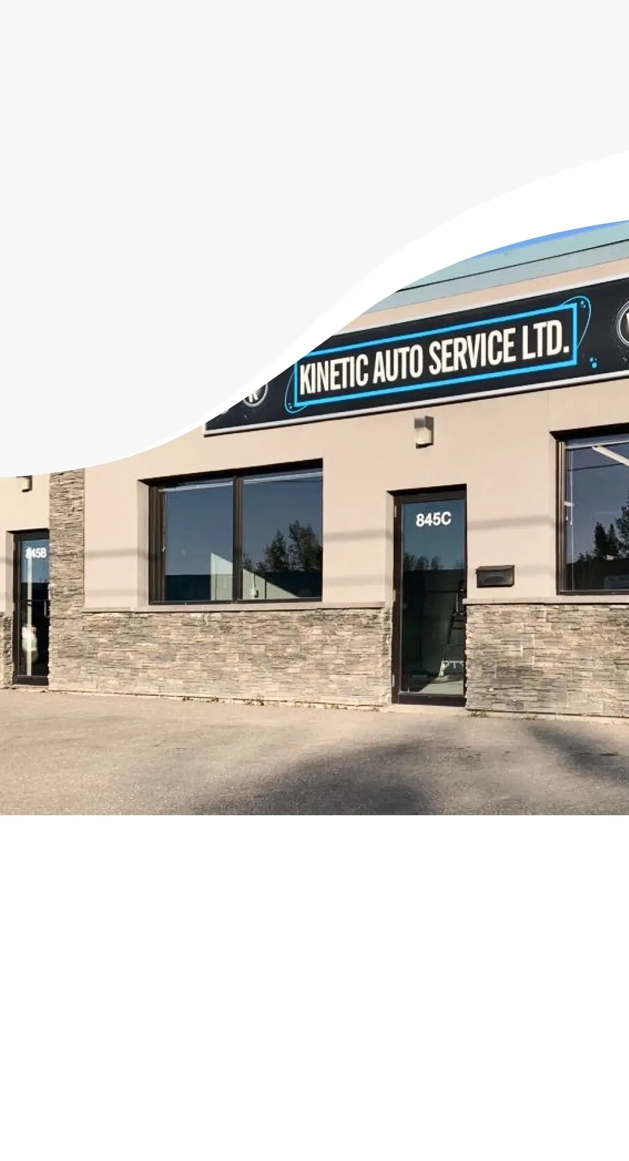 Outside of our building | Kinetic Auto Service