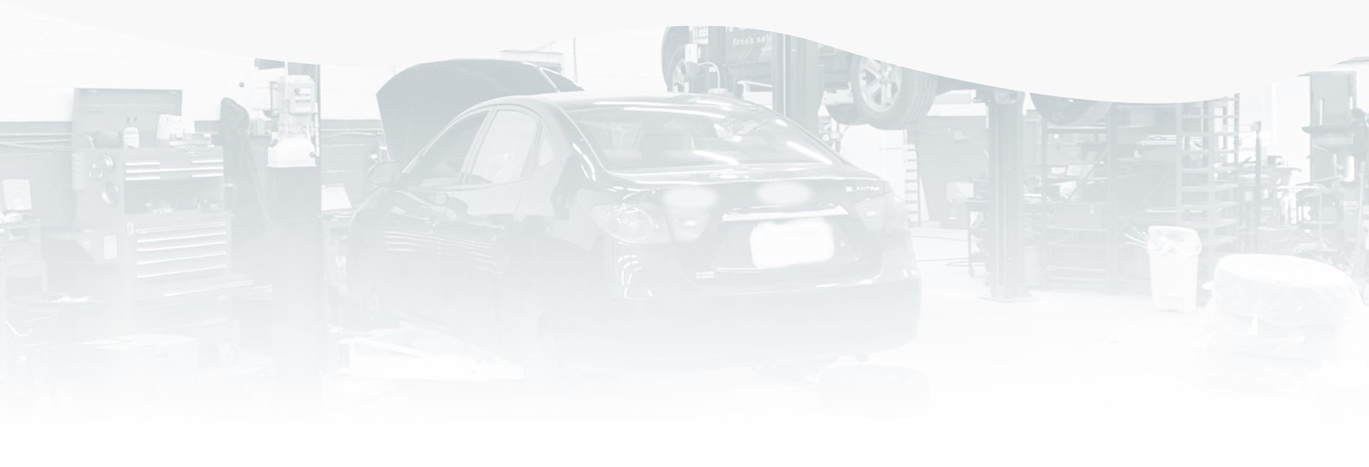 Car in a garage | Kinetic Auto Service