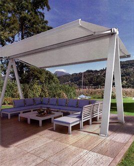 folding arm awnings